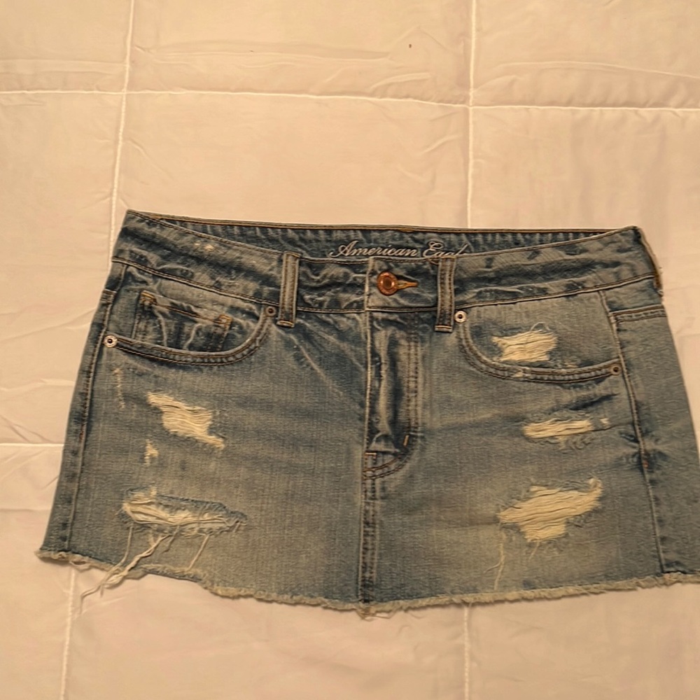 Like New Junior's American Eagle Short Jean Skirt